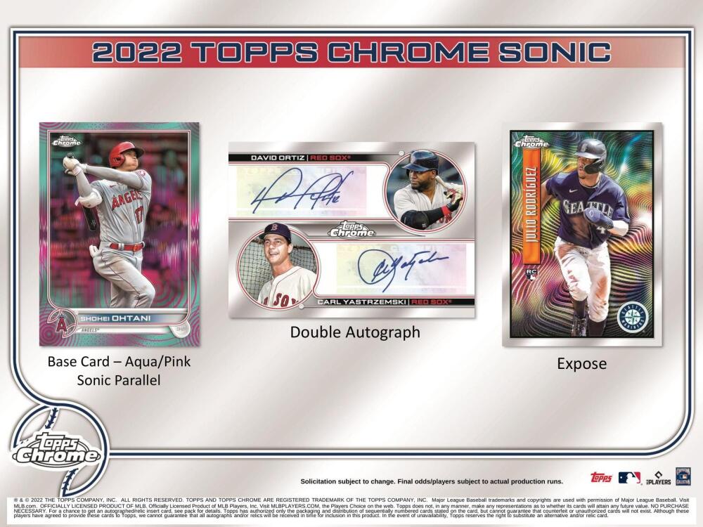 2022 Topps Chrome Sonic Baseball Hobby Lite Box Image 3