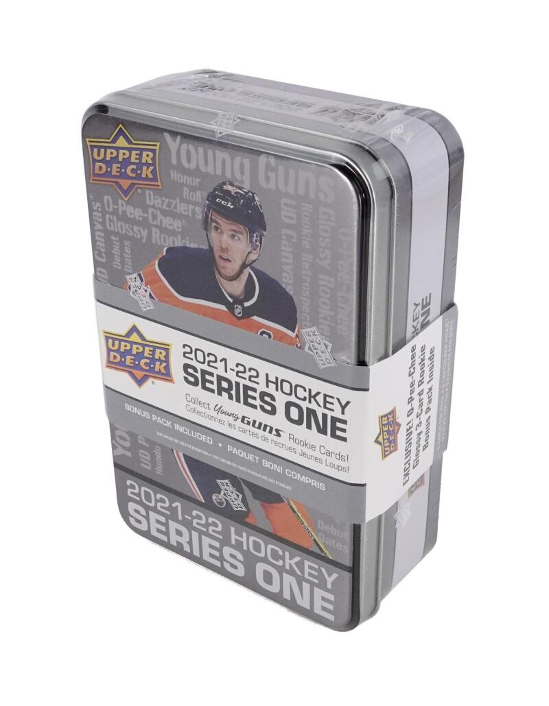 2021-22 Upper Deck Series One Hockey Tin  Image 1