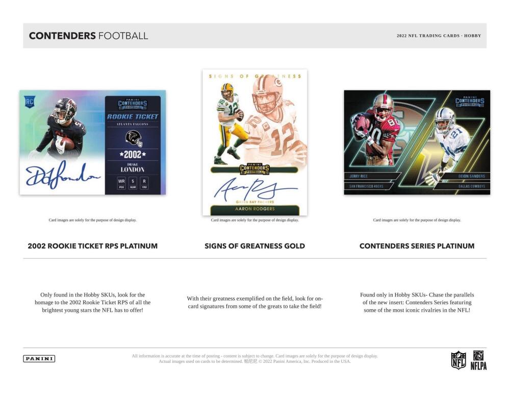 2022 Panini Contenders Football Hobby Box Image 5