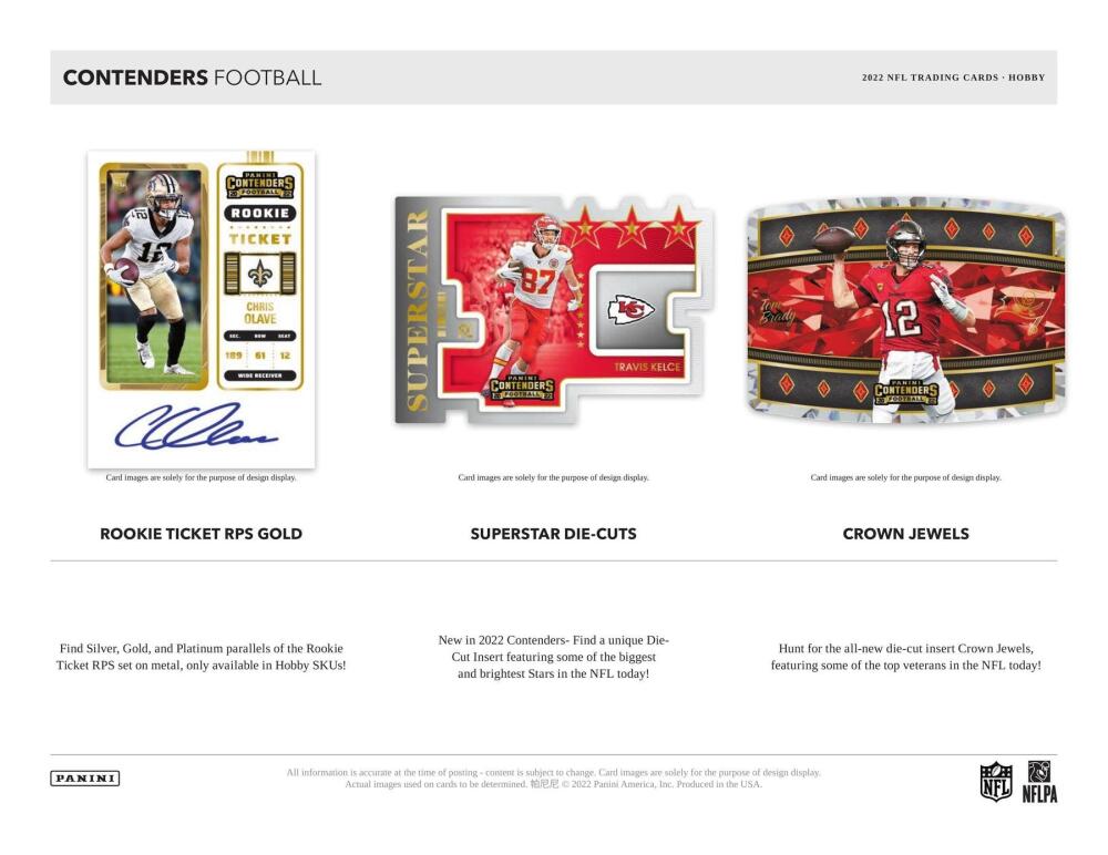 2022 Panini Contenders Football Hobby Box Image 6