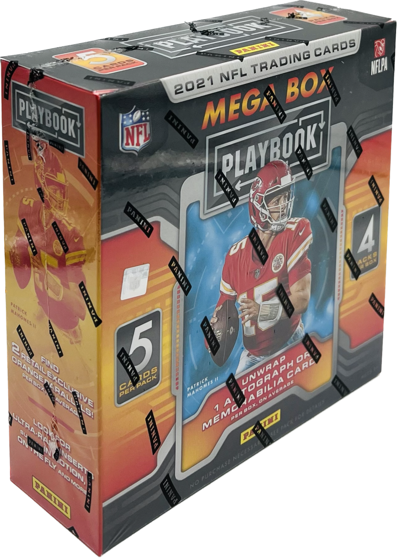 2021 Panini Playbook Football Mega Box (Orange Parallels!) Image 1