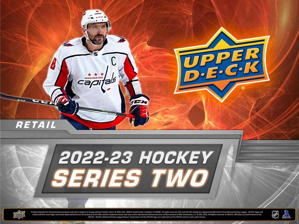 2022-23 Upper Deck Series 2 Hockey Blaster Box Image 2