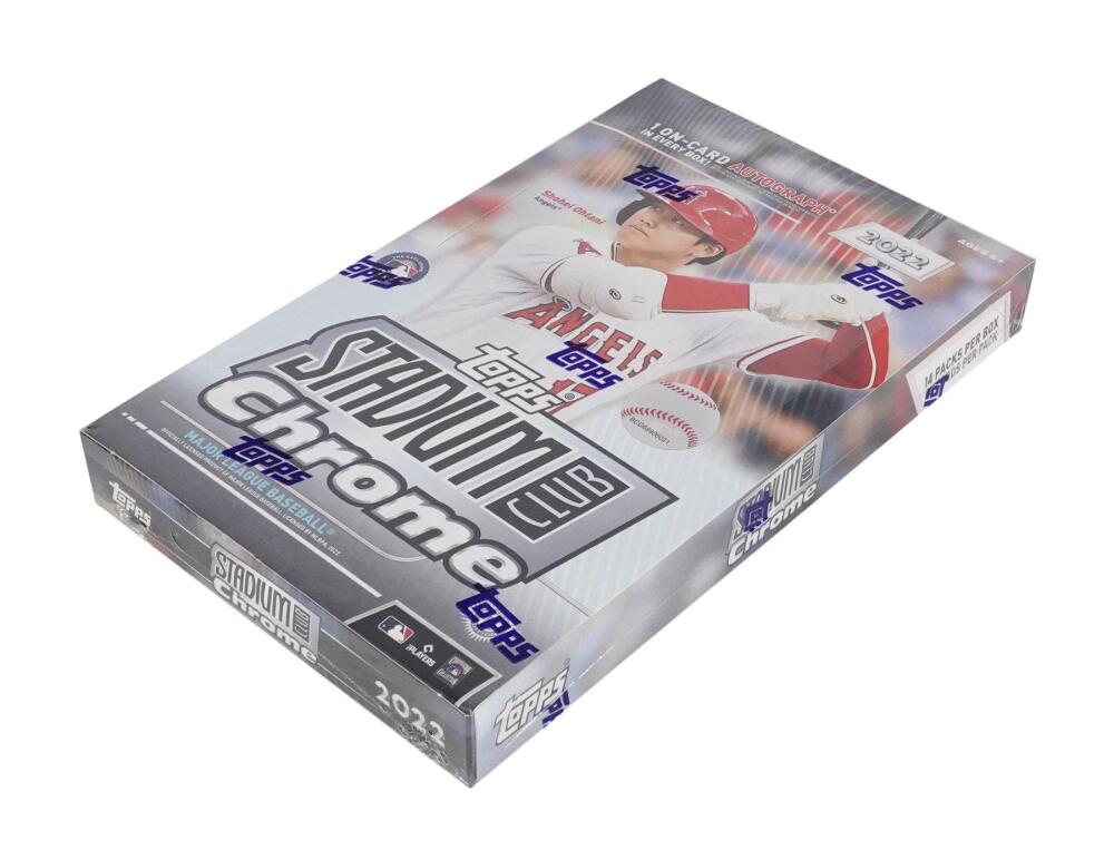 2022 Topps Stadium Club Chrome Baseball Hobby Box Image 1