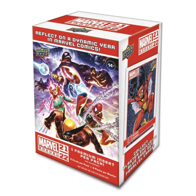 2021-22 UD Marvel Annual Blaster Box Image 1