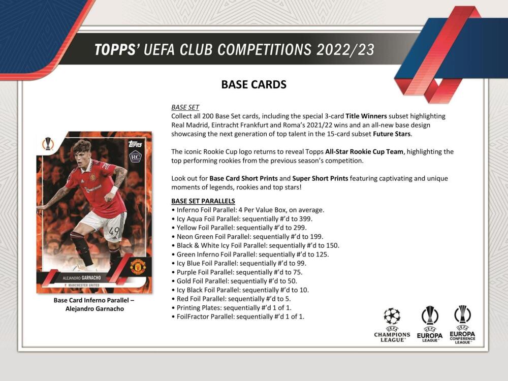 2022-23 Topps UEFA Club Competitions Soccer Blaster Box (7 packs per box) Image 4