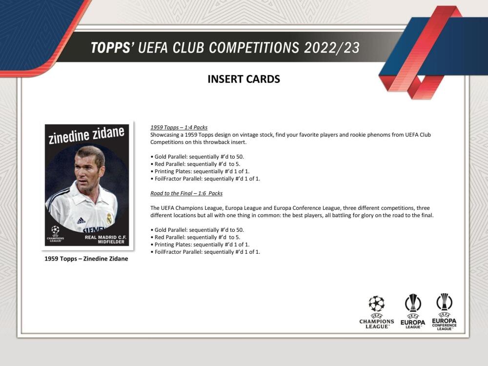 2022-23 Topps UEFA Club Competitions Soccer Blaster Box (7 packs per box) Image 5