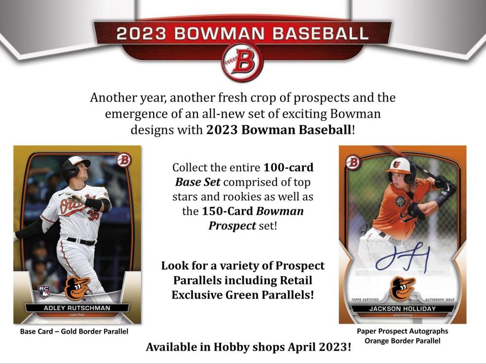 2023 Bowman Baseball 6-Pack Blaster Box Image 3