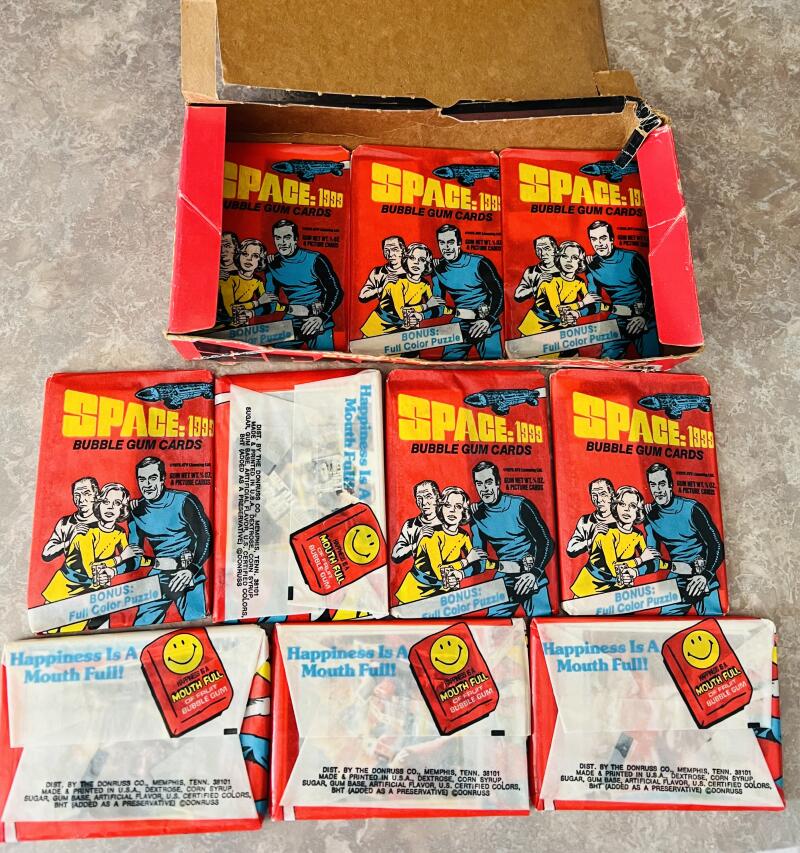 1976 Donruss Space: 1999 Trading Card Box w/ 10 Packs Image 5