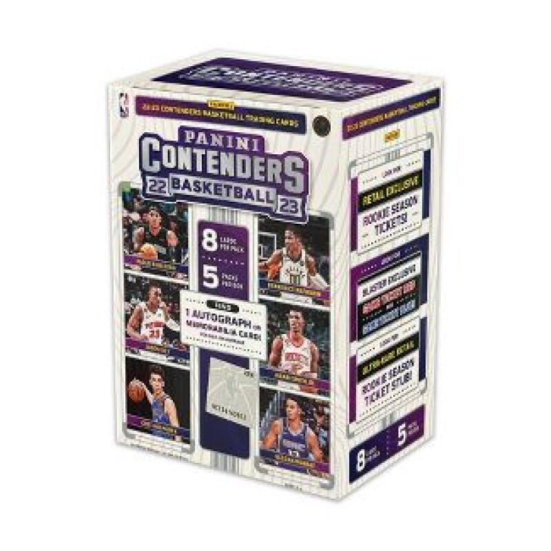 2022-23 Panini Contenders Basketball 5-Pack Blaster Box Image 1