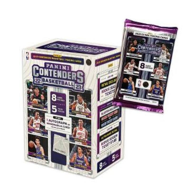 2022-23 Panini Contenders Basketball 5-Pack Blaster Box Image 2