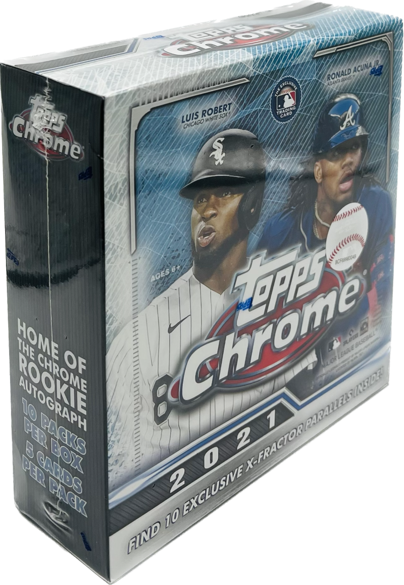 2021 Topps Chrome Baseball Mega Case Image 1