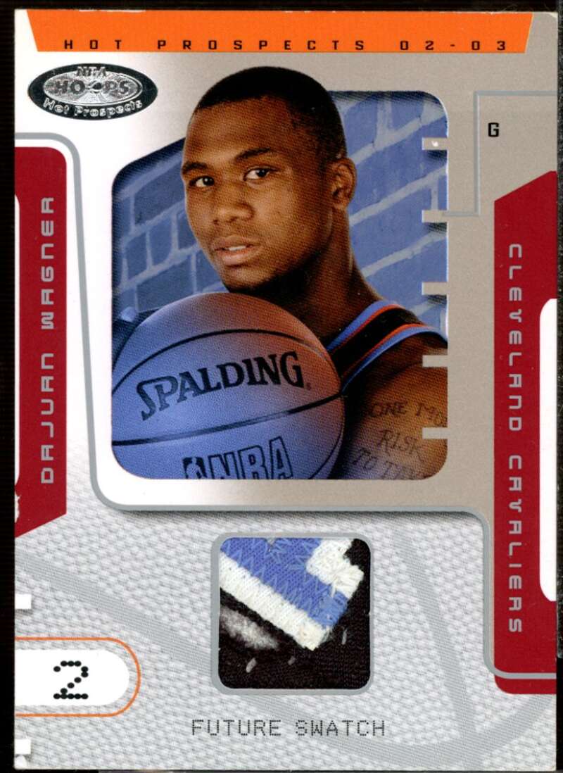 DaJuan Wagner JSY RC Card 2002-03 Hoops Hot Prospects #88  Image 1