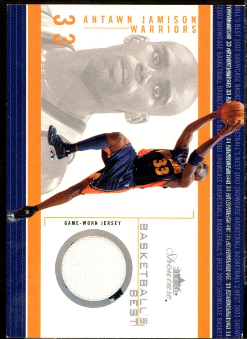 Antawn Jamison Card 2003-04 Fleer Showcase Basketball's Best Memorabilia #9  Image 1