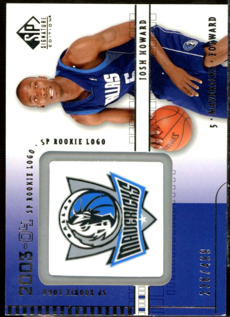 Josh Howard Rookie Card 2003-04 SP Signature Edition #129  Image 1