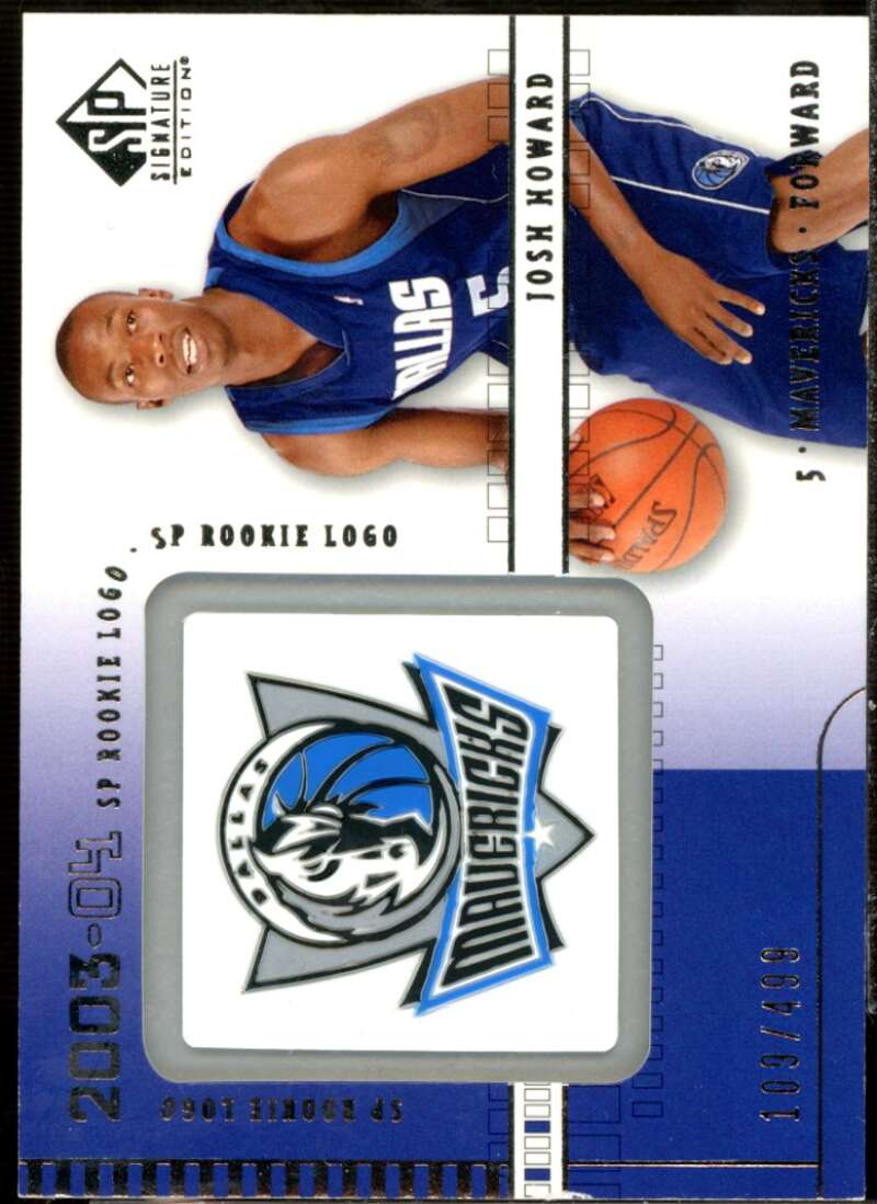 Josh Howard Rookie Card 2003-04 SP Signature Edition #129  Image 1