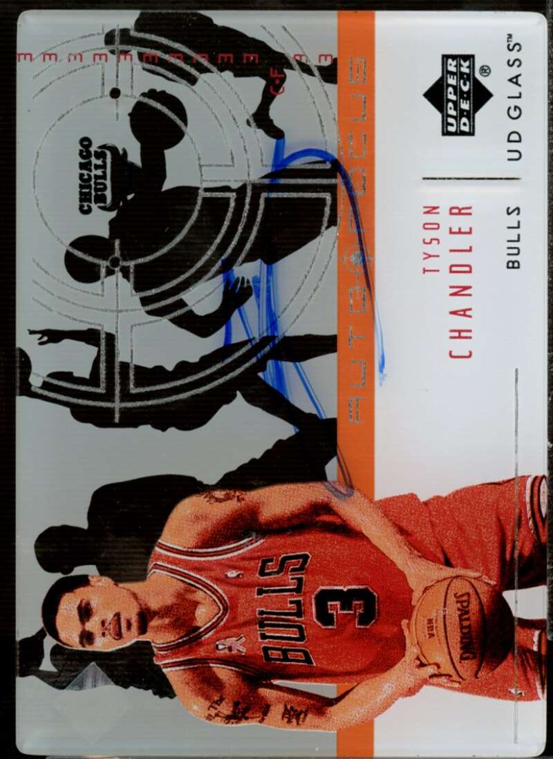 Tyson Chandler Card 2002-03 UD Glass Auto Focus #TC  Image 1