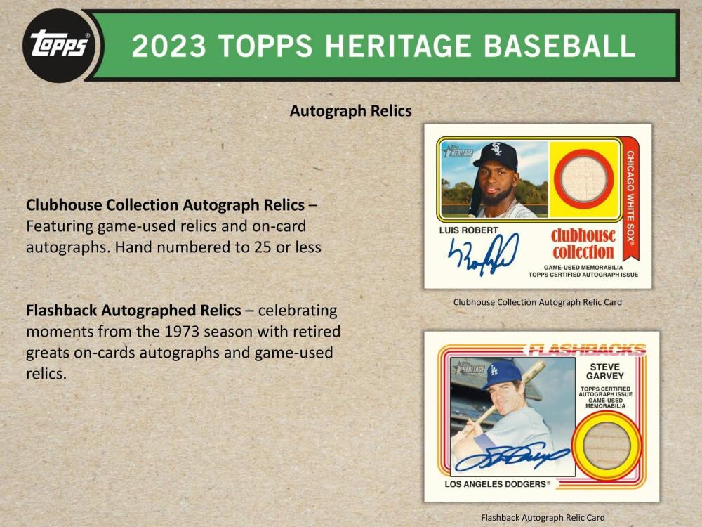 2023 Topps Heritage Baseball 8-Pack Blaster Box Image 7