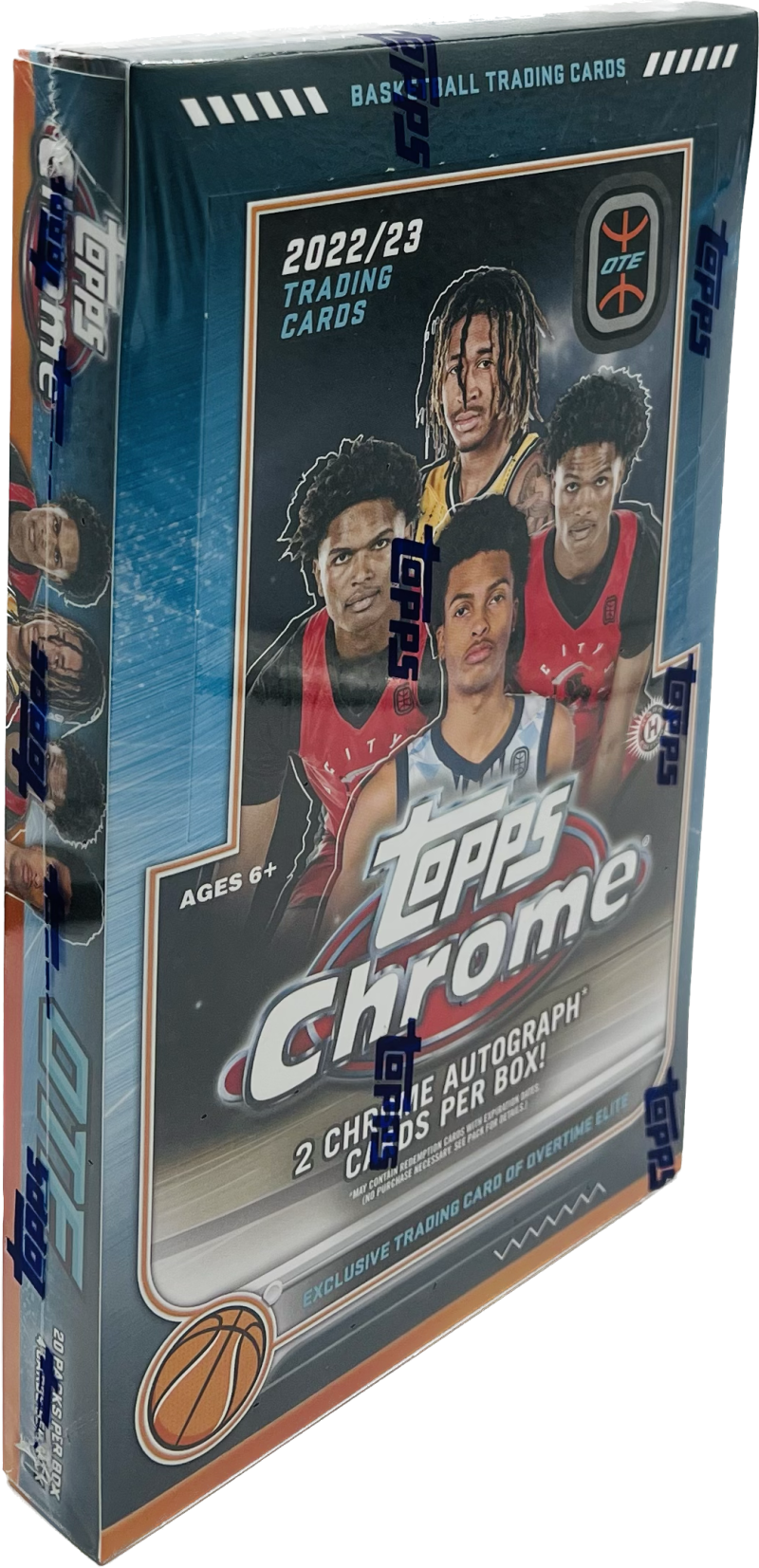 2022-23 Topps Chrome Overtime Elite Basketball Hobby Box Image 2