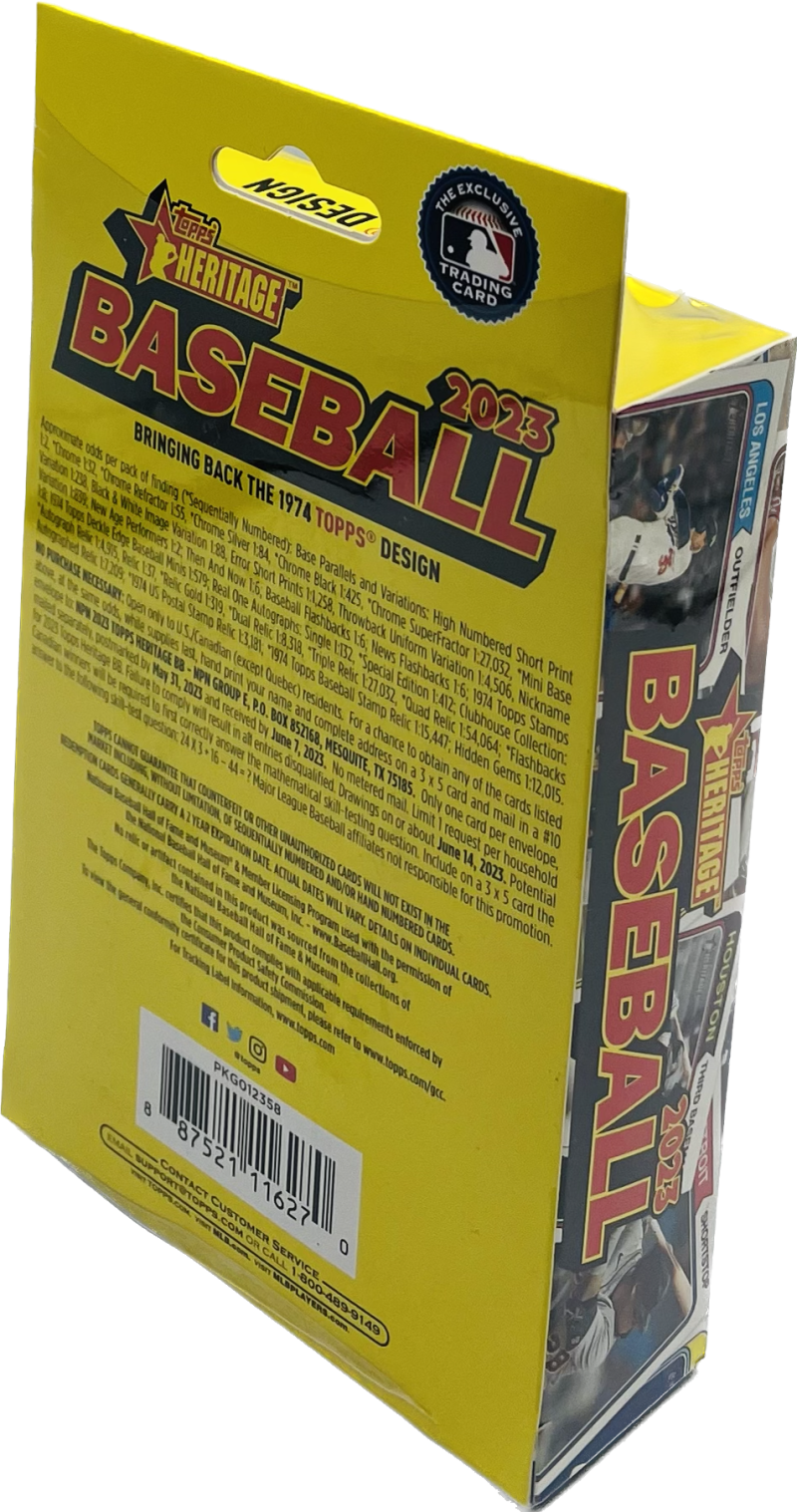 2023 Topps Heritage Baseball Hanger Box Image 2