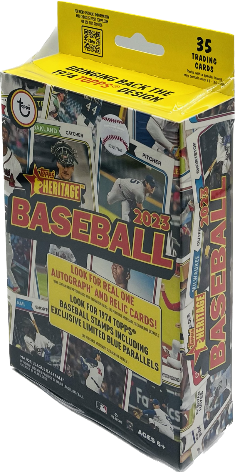 2023 Topps Heritage Baseball Hanger Box Image 1