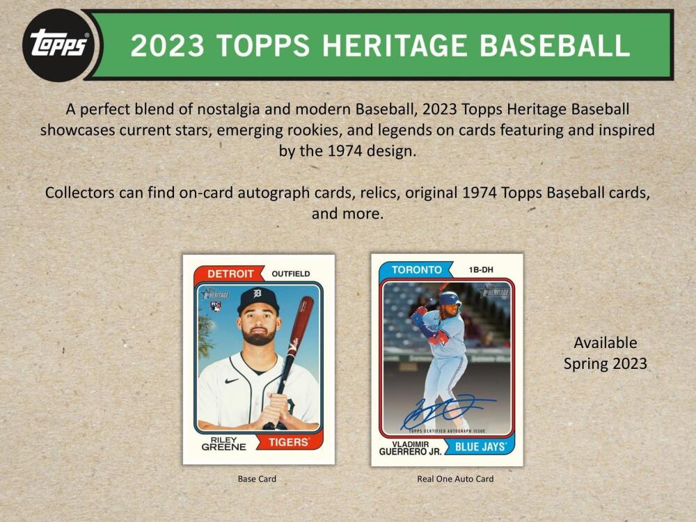 2023 Topps Heritage Baseball Hanger Box Image 3