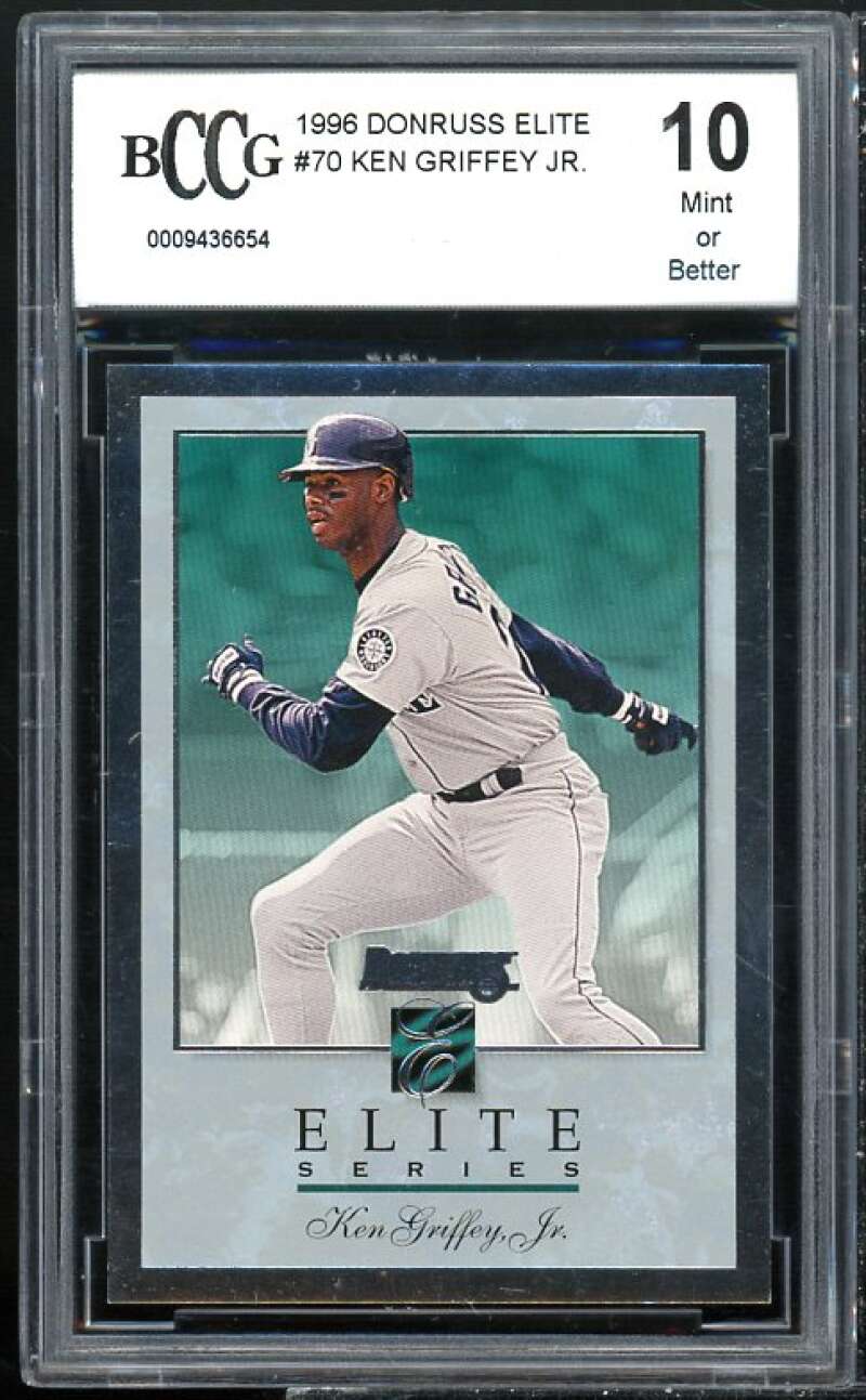 1996 Donruss Elite #70 Ken Griffey Jr. Card Image 1