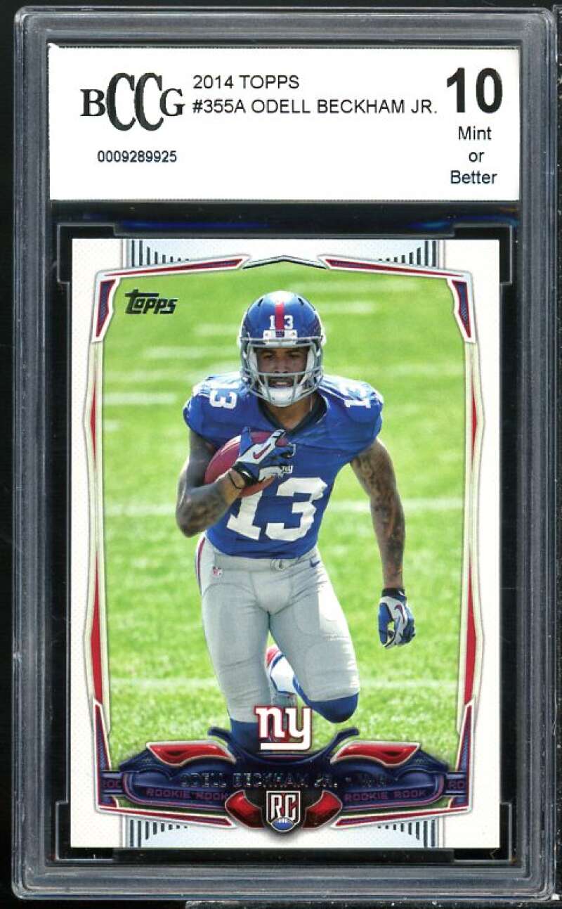 2014 Topps #355a Odell Beckham Rookie Card Image 1