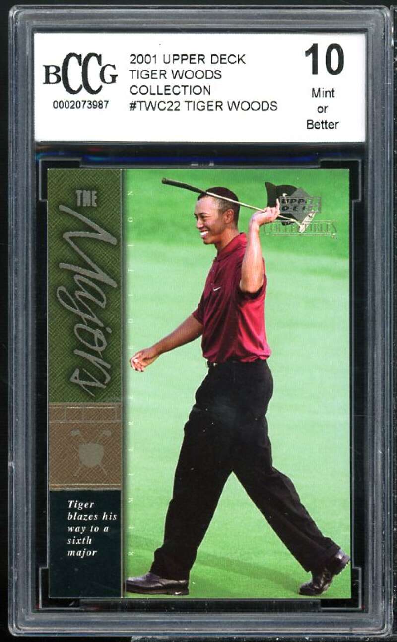 2001 Upper Deck #twc22 Tiger Woods Collection Rookie Card Image 1