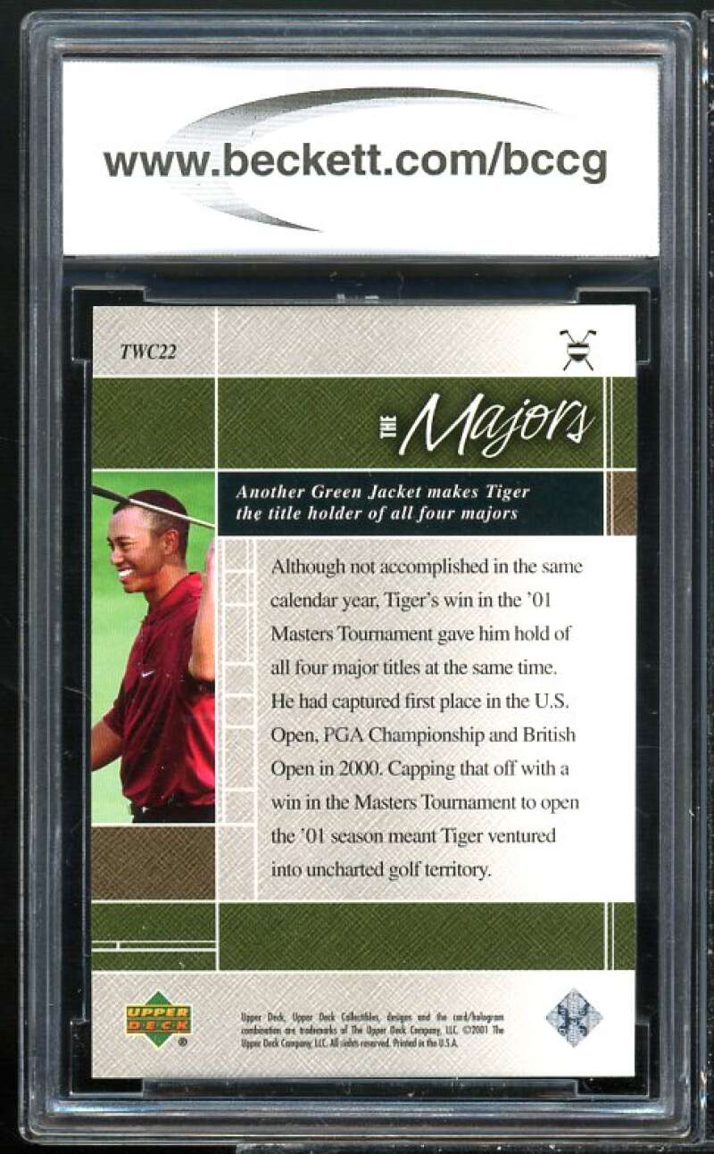 2001 Upper Deck #twc22 Tiger Woods Collection Rookie Card Image 2