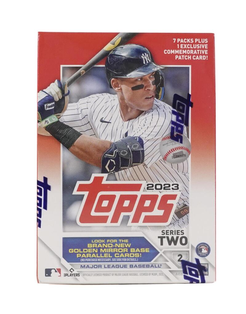 2023 Topps Series 2 Baseball 7-Pack Blaster Box (Commemerative Relic Card!) Image 2