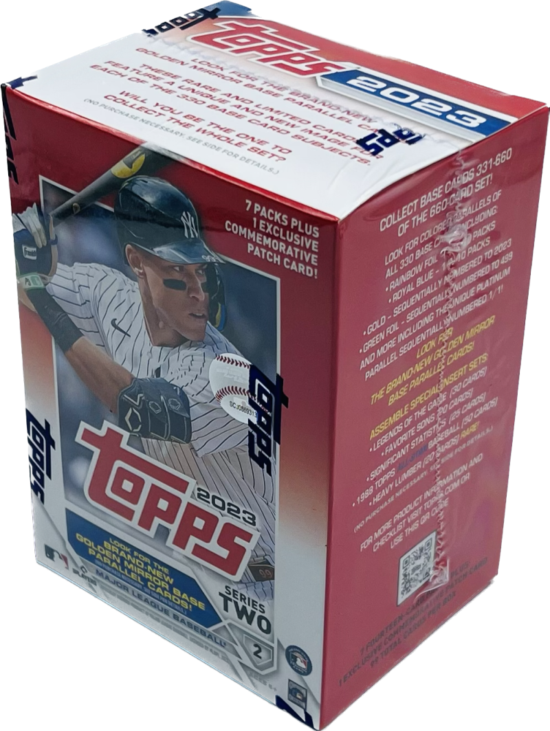 2023 Topps Series 2 Baseball 7-Pack Blaster Box (Commemerative Relic Card!) Image 1