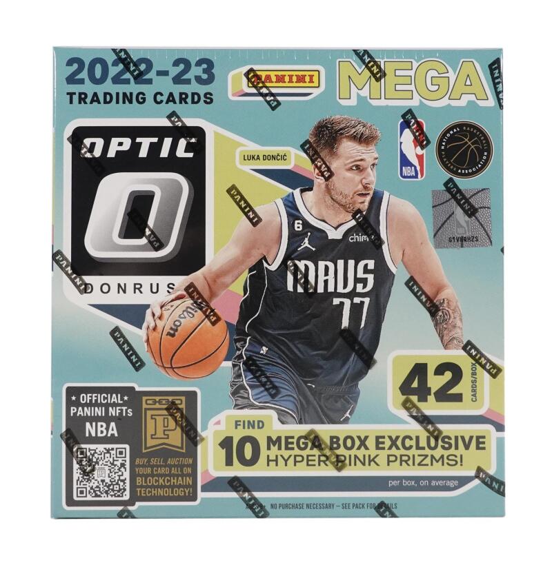 2022-23 Panini Donruss Optic Basketball Mega Box (Hyper Pink Prizms) Image 1