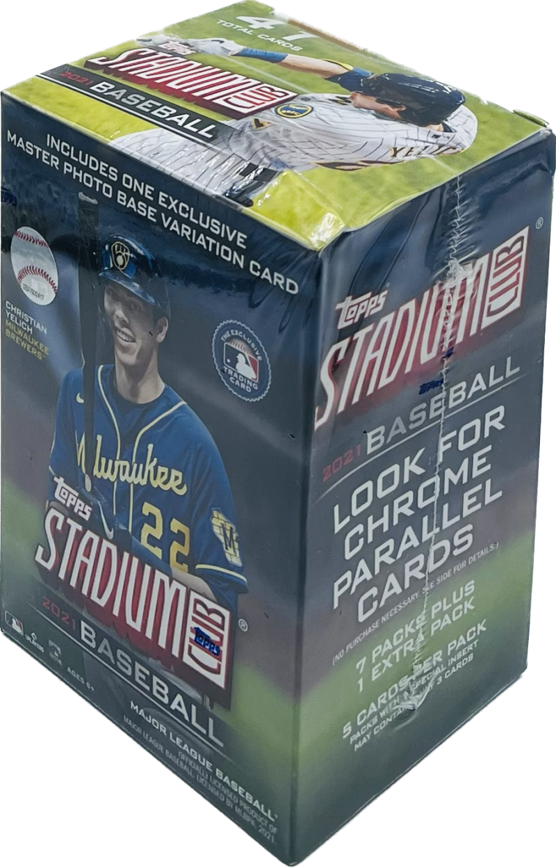 2021 Topps Stadium Club Baseball 8-Pack Blaster Box Image 1