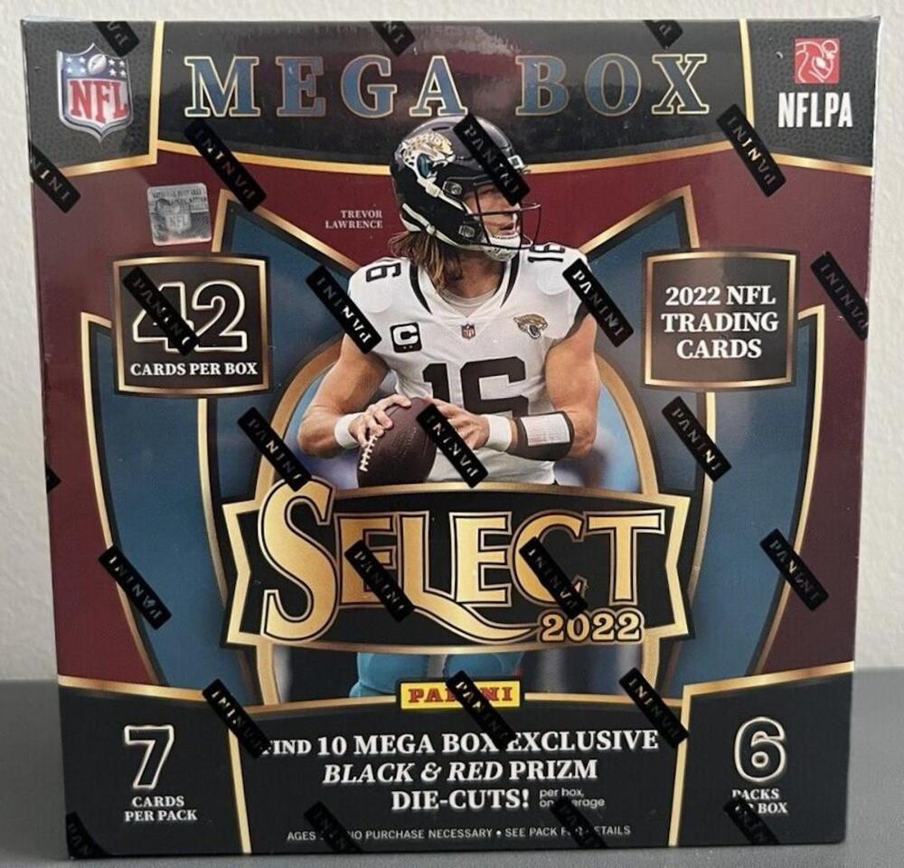 2022 Panini Select Football Mega Box (Black & Red Die-Cuts!) Image 2