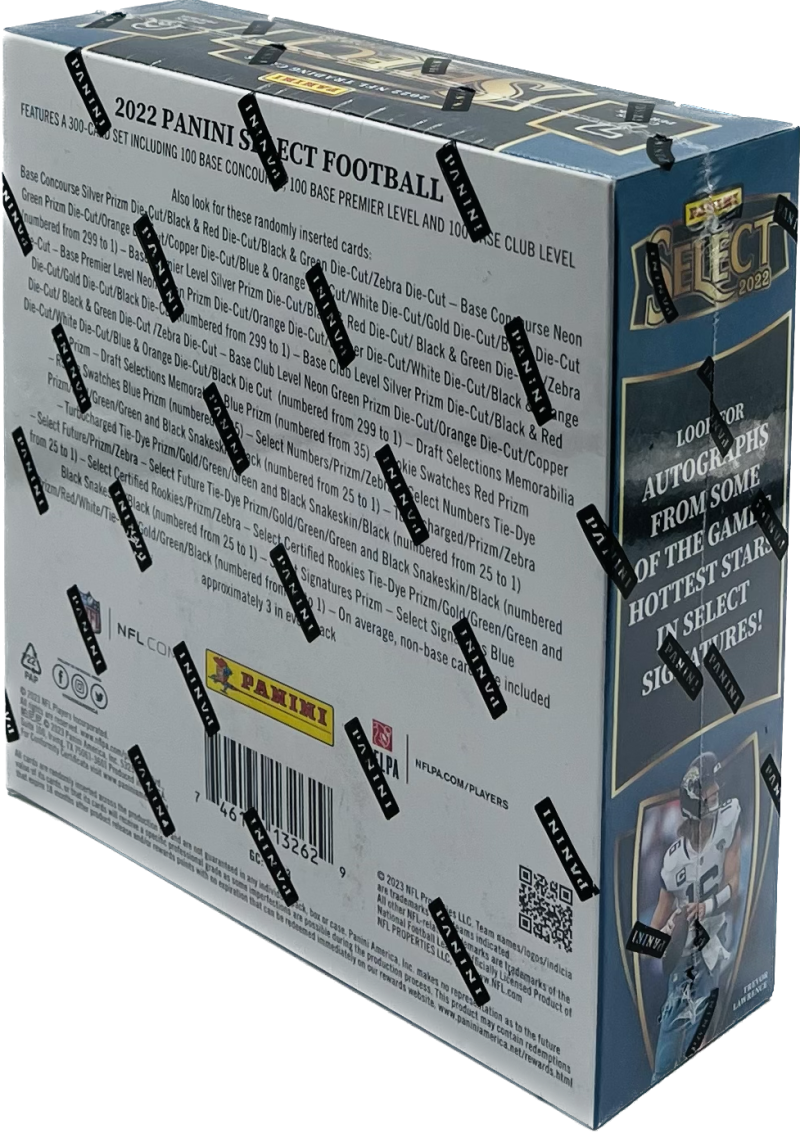 2022 Panini Select Football Mega Box (Black & Red Die-Cuts!) Image 3