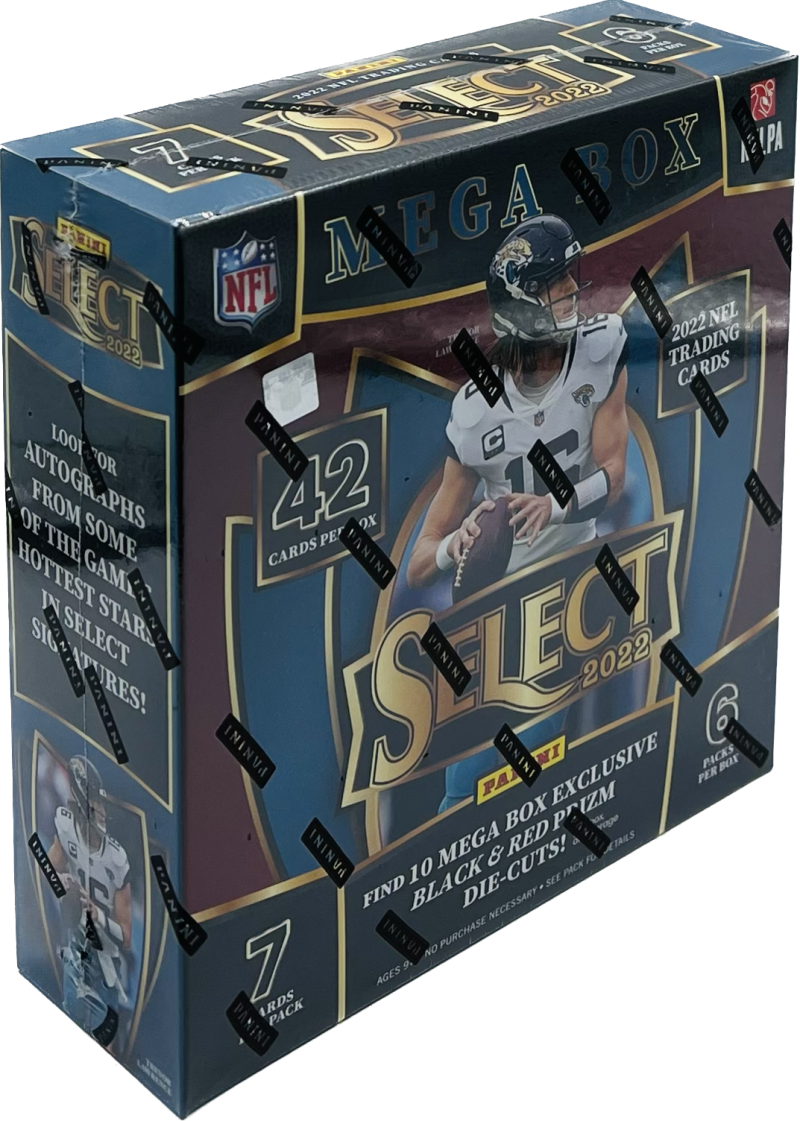 2022 Panini Select Football Mega Box (Black & Red Die-Cuts!) Image 1