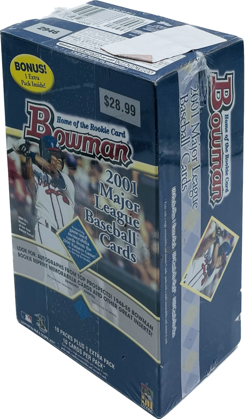 2001 Bowman Baseball Blaster Box Image 2