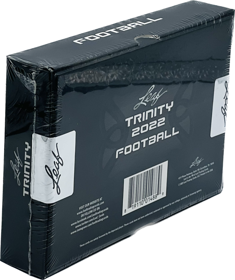 2022 Leaf Trinity Football Hobby Box Image 3
