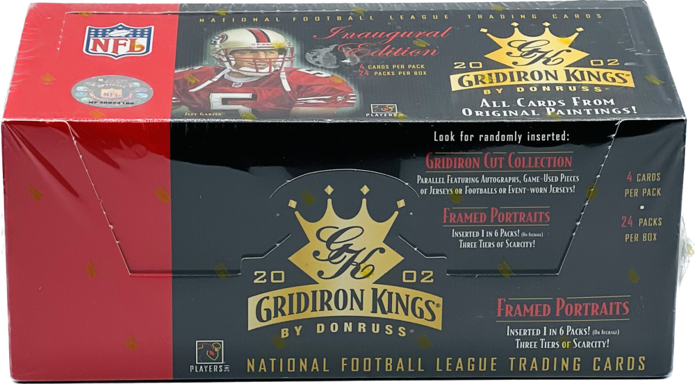 2002 Donruss Gridiron Kings Football Hobby Box Image 1