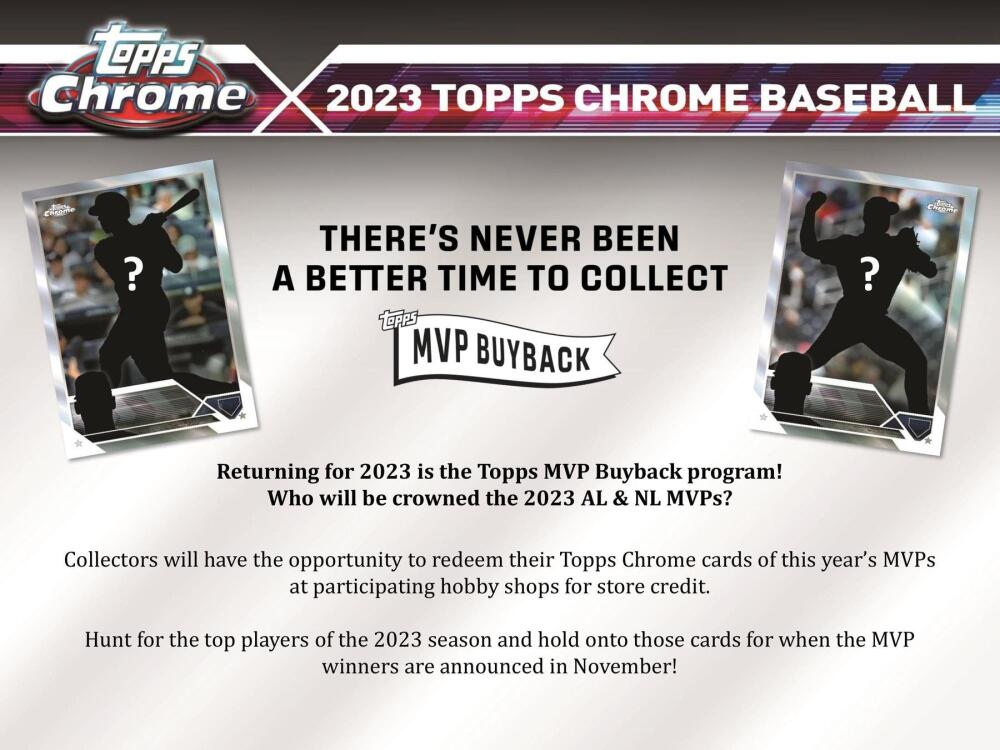 2023 Topps Chrome Baseball 7-Pack Blaster Box Image 5
