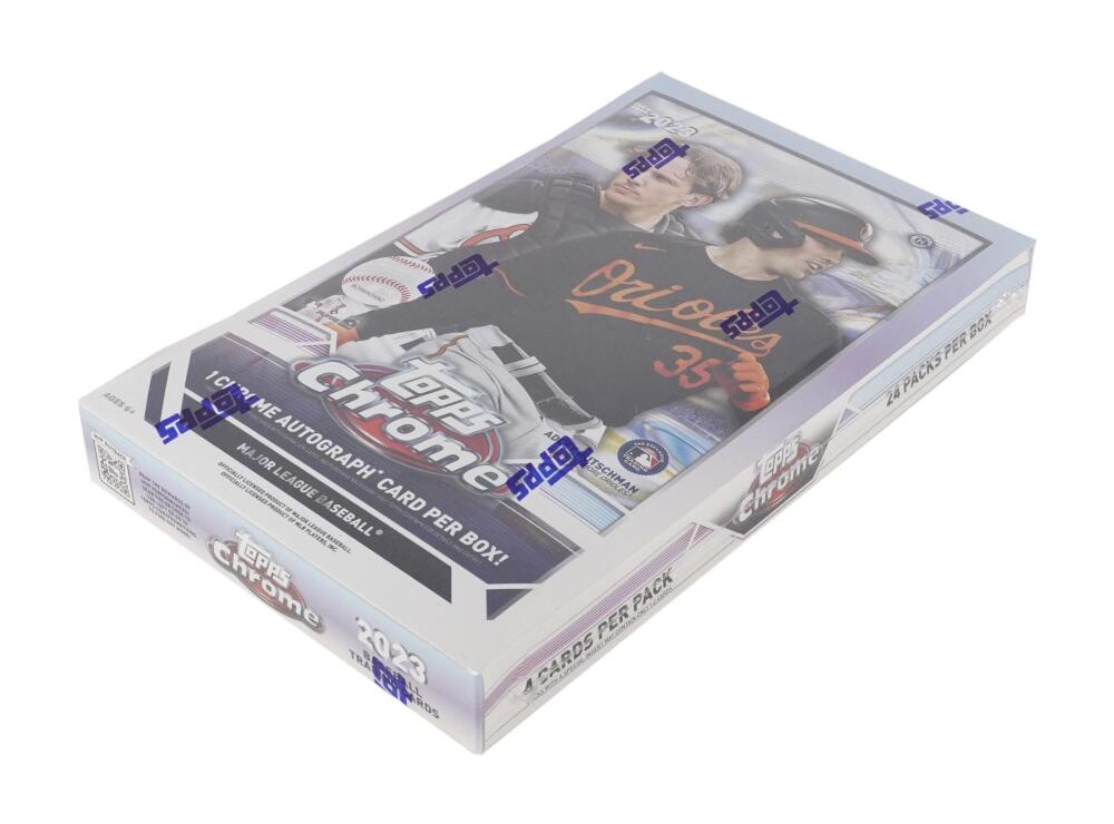 2023 Topps Chrome Baseball Hobby Box Image 1