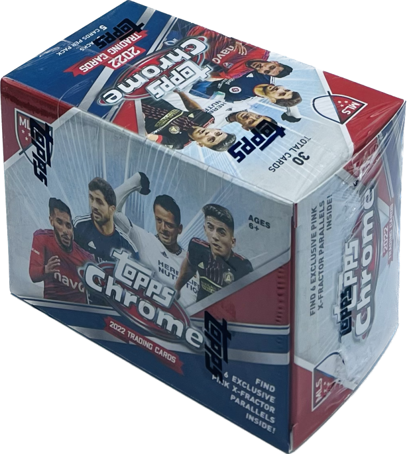 2022 Topps Chrome MLS Major League Soccer 6-Pack Blaster Box  Image 2