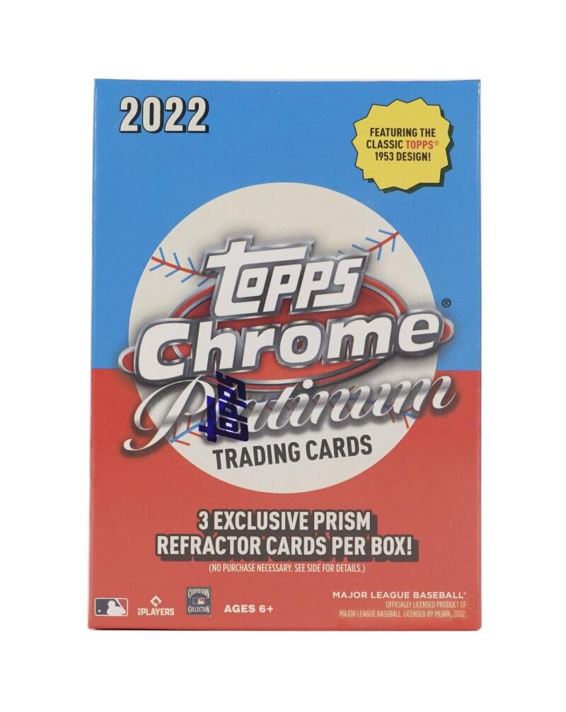 2022 Topps Chrome Platinum Anniversary Baseball 8-Pack Blaster Box Image 2