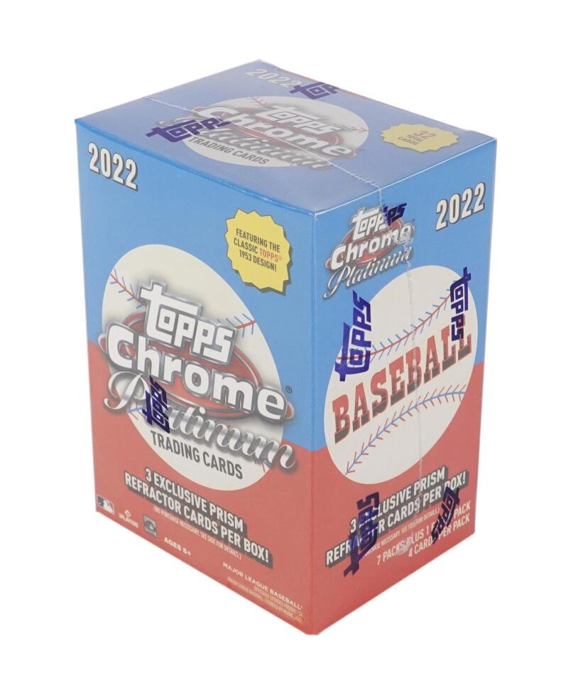 2022 Topps Chrome Platinum Anniversary Baseball 8-Pack Blaster Box Image 1