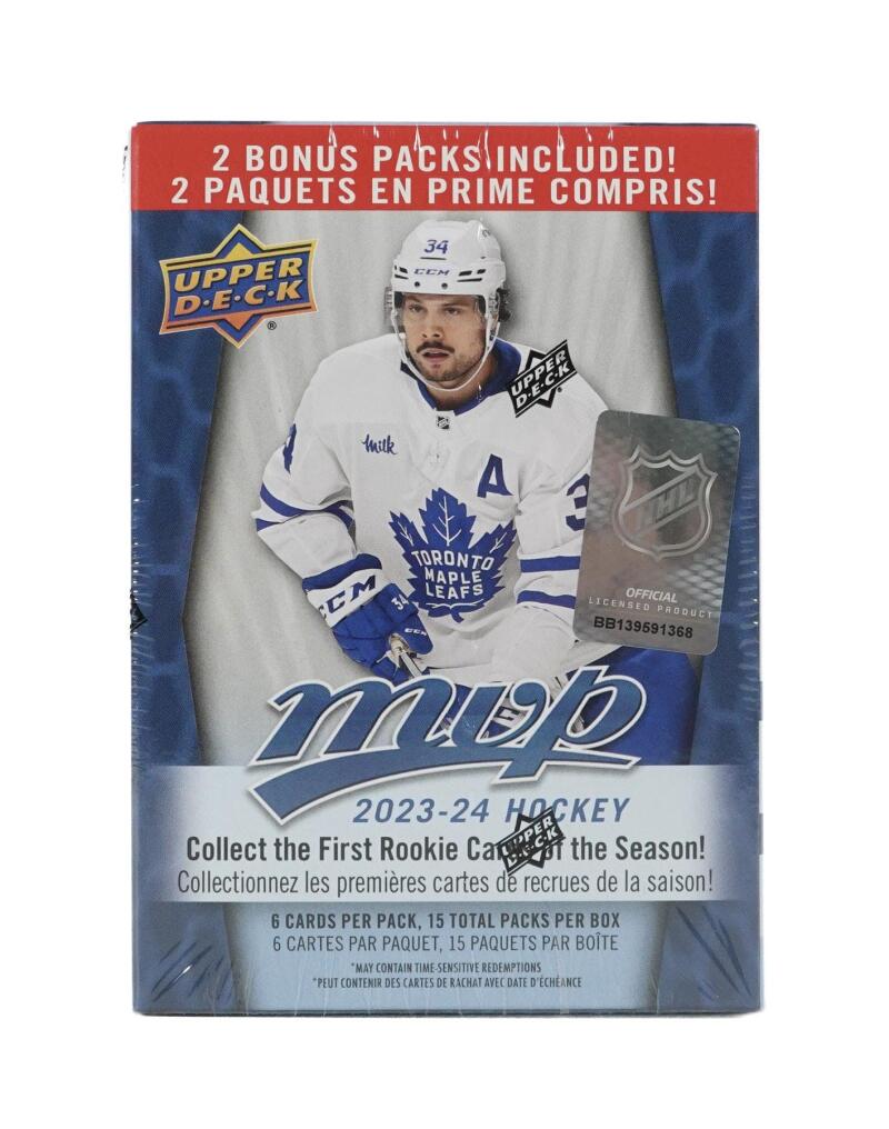 2023-24 Upper Deck MVP Hockey 15-Pack Blaster Box Image 2