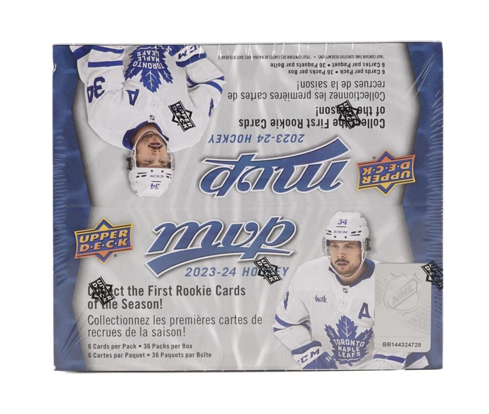 2023-24 Upper Deck MVP Hockey Retail 36-Pack Box Image 1