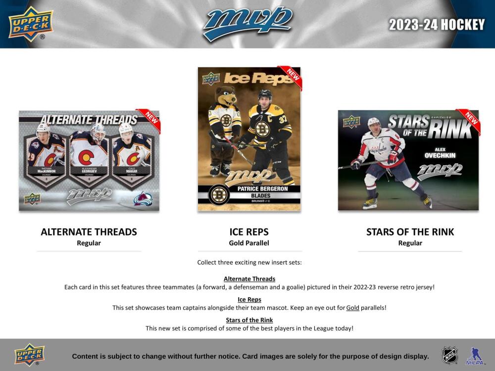 2023-24 Upper Deck MVP Hockey Retail 36-Pack Box Image 4