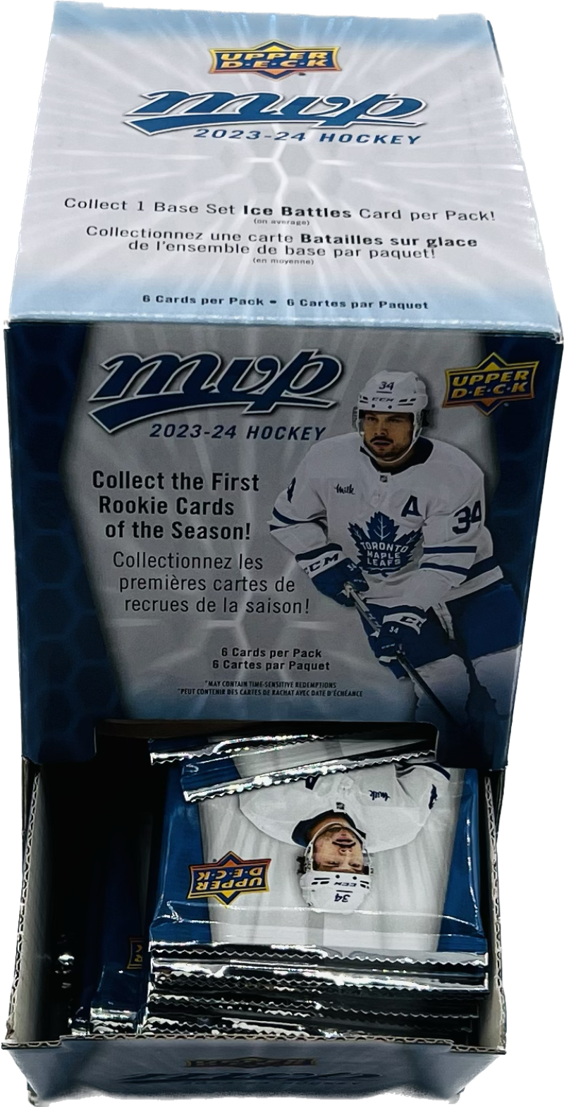 2023-24 Upper Deck MVP Hockey Gravity Feed Box Image 3