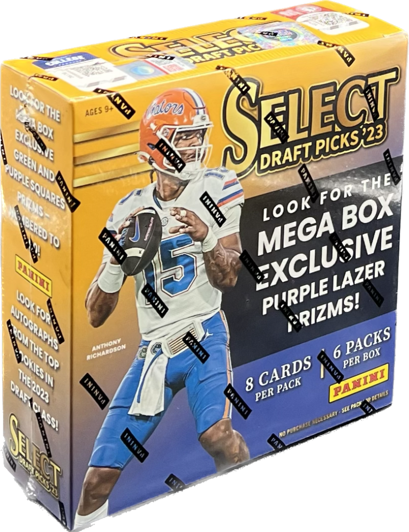 2023 Panini Select Draft Picks Collegiate Football Mega Box Image 1
