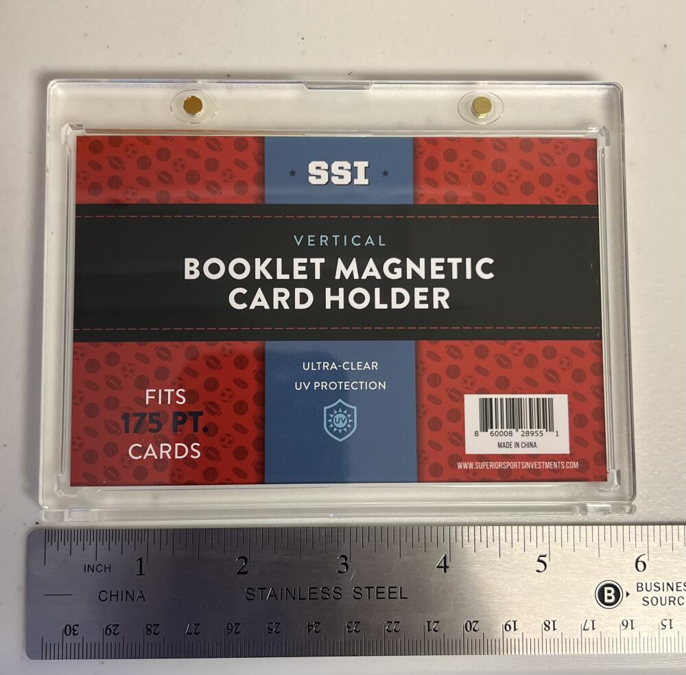 (10) Superior Sports Investments SSI Magnetic Vertical Booklet Card Holder One Touch  Image 8
